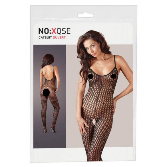 NO:XQSE - Body résille noir ouvert - XL/XXL