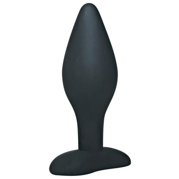 Zwarte Fluwelen Buttplug - Groot