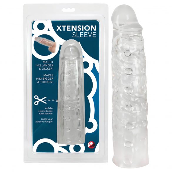 You2Toys Xtension Sleeve - návlek na penis průsvitný