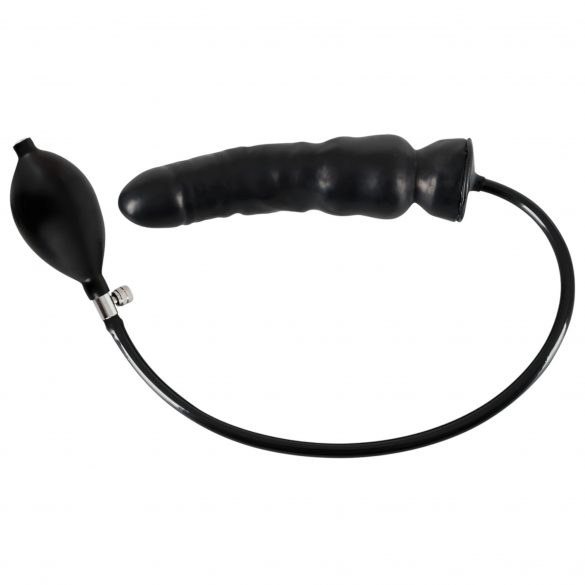 LATEX - Pompage Dildo (noir)