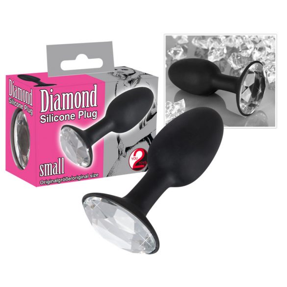 You2Toys Diamond Silicone Plug small - anální kolík silikonový malý