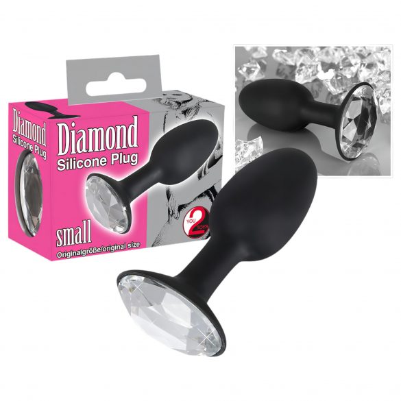 You2Toys Diamond Silicone Plug small - anální kolík silikonový malý