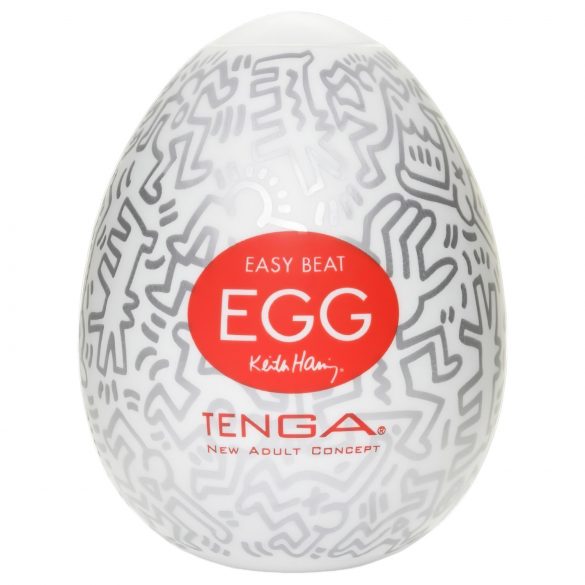 TENGA Egg Keith Haring Party - masturbační vajíčko (1 ks)