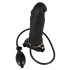 You2Toys - Ceinture Gonflable - Dildo En Silicone (Noir)