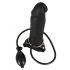 You2Toys - Ceinture Gonflable - Dildo En Silicone (Noir)