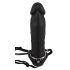 You2Toys Inflatable Strap-On - duté silikonové dildo (černé)