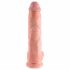 Pipedream King Cock 10 - realistické dildo (25 cm) - přírodní barva