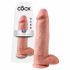 King Cock 12 velké dildo s varlaty (30 cm) - tělová barva