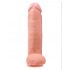 King Cock 12 velké dildo s varlaty (30 cm) - tělová barva