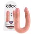 Pipedream King Cock Thick Double Dildo Medium - dvojité dildo (34,6cm)