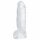 Dildo géant transparent