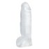 Dildo géant transparent