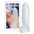 Dildo géant transparent