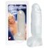 Dildo géant transparent