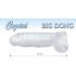 Dildo géant transparent