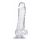 You2Toys Crystal Clear Dong with Suction base - gelové realistické dildo