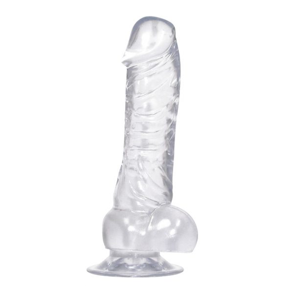 You2Toys Crystal Clear Dong with Suction base - gelové realistické dildo