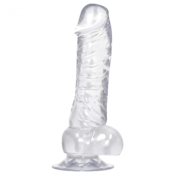 You2Toys Crystal Clear Dong with Suction base - gelové realistické dildo