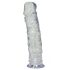 Dildo moyen cristal clair