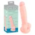 Medical Silicone Dildo - dildo z lékařského silikonu (18 cm) - tělová barva