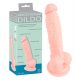 Medical Silicone Dildo - dildo z lékařského silikonu (18 cm) - tělová barva