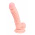 Medical Silicone Dildo - dildo z lékařského silikonu (18 cm) - tělová barva