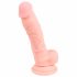 Medical Silicone Dildo - dildo z lékařského silikonu (18 cm) - tělová barva