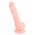 Medical Silicone Dildo - dildo z lékařského silikonu (18 cm) - tělová barva