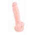 Dildo en silicone médical (18 cm) - Naturel