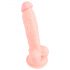 Medical Silicone Dildo - dildo z lékařského silikonu (18 cm) - tělová barva