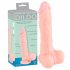 Medical Silicone Dildo - dildo z lékařského silikonu (21 cm) - tělová barva