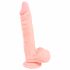 Medical Silicone Dildo - dildo z lékařského silikonu (21 cm) - tělová barva