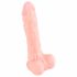 Medical Silicone Dildo - dildo z lékařského silikonu (21 cm) - tělová barva