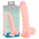 Medical Silicone Dildo - dildo z lékařského silikonu (24 cm) - tělová barva