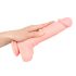 Medical Silicone Dildo - dildo z lékařského silikonu (24 cm) - tělová barva