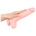 Dildo en silicone médical (24 cm) - naturel