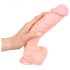 Dildo en silicone médical (24 cm) - naturel