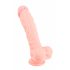 Medical Silicone Dildo - dildo z lékařského silikonu (24 cm) - tělová barva