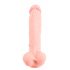 Medical Silicone Dildo - dildo z lékařského silikonu (24 cm) - tělová barva