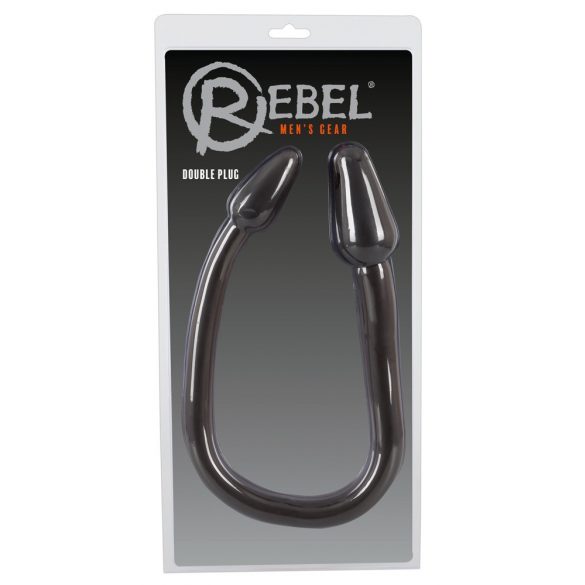 Plug Double Rebel - plug anal double (noir)