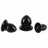 You2Toys - Kit Plug d'Étirement - Set de 3 Plugs Anaux (Noir)