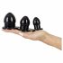 You2Toys - Kit Plug d'Étirement - Set de 3 Plugs Anaux (Noir)