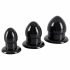 You2Toys - Kit Plug d'Étirement - Set de 3 Plugs Anaux (Noir)