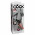 King Cock Strap-on 12 - připínací dildo s postrojem (30 cm)