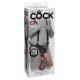 King Cock Strap-on 12 - připínací dildo s postrojem (30 cm)