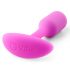 b-vibe Snug Plug 1 - Anální dildo s vnitřním závažím (55 g) - růžové