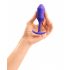 b-vibe Snug Plug 2 - double plug anal (114g) - violet