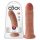 King Cock 8 dildo (20 cm) - tmavě přírodní