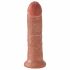 King Cock 8 dildo (20 cm) - tmavě přírodní