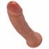 King Cock 8 dildo (20 cm) - tmavě přírodní